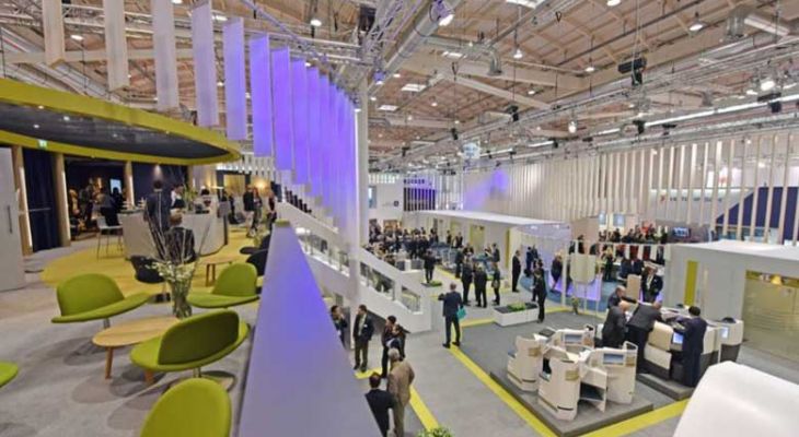"Aircraft Interiors Expo" Show in Hamburg, Germany